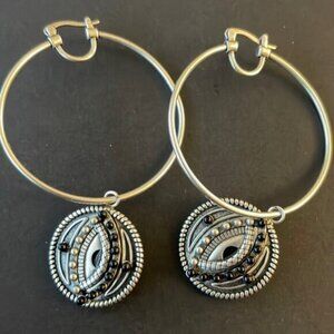 ROBERTO CAVALLI 👁️ EYE HOOPS